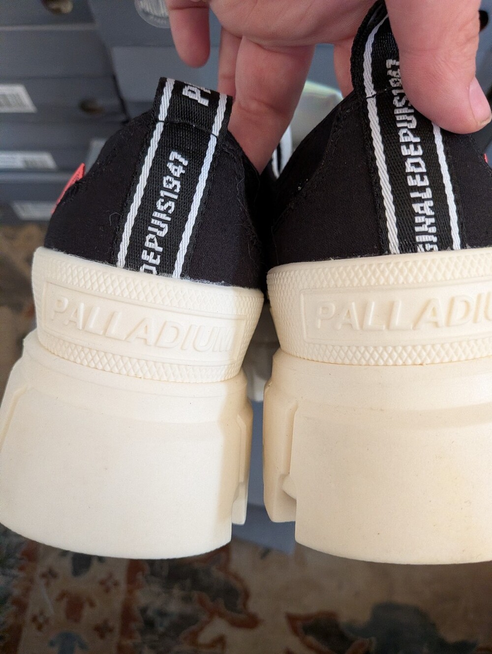 Palladium Revolt Lo TX Chunky Platform Lace Up Canvas Sneakers | Womens Sz 10 - Picture 8 of 13